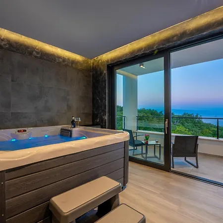 Ziganto With A View Of The Kvarner Bay Villa *
