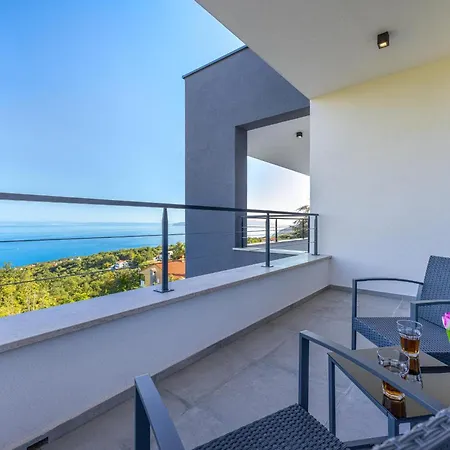 Ziganto With A View Of The Kvarner Bay Vila Opatija