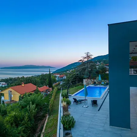 Ziganto With A View Of The Kvarner Bay Villa Opatija