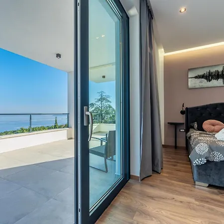 Villa Ziganto With A View Of The Kvarner Bay