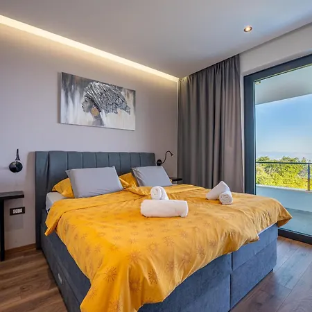 Ziganto With A View Of The Kvarner Bay Villa *