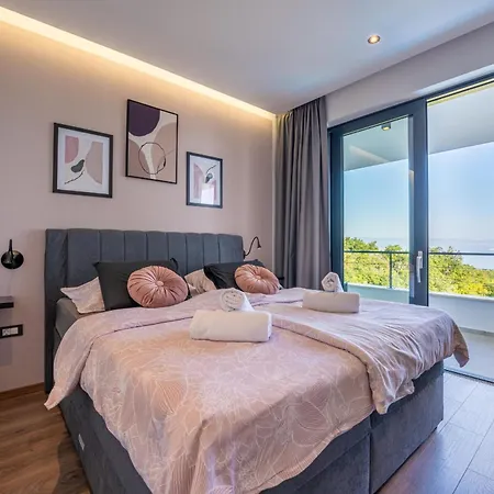 Ziganto With A View Of The Kvarner Bay Villa Opatija