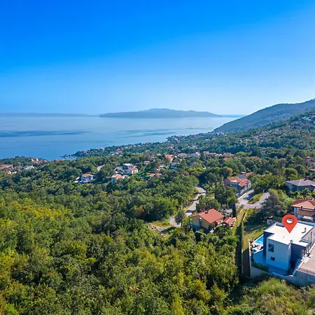 Ziganto With A View Of The Kvarner Bay Vila Opatija