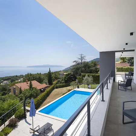 Вилла Ziganto With A View Of The Kvarner Bay *