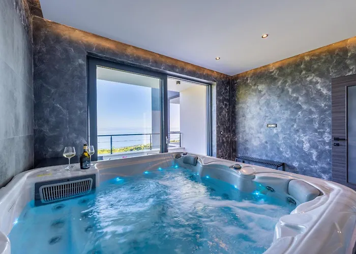 빌라 Ziganto With A View Of The Kvarner Bay 오파티아