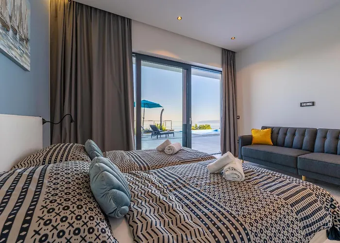 Ziganto With A View Of The Kvarner Bay וילה *