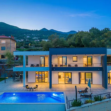 Villa Ziganto With A View Of The Kvarner Bay Opatija