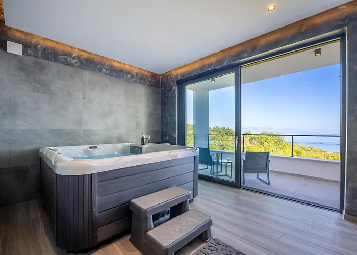 Ziganto With A View Of The Kvarner Bay Villa *