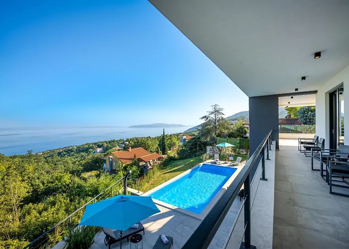 Ziganto With A View Of The Kvarner Bay Opatija