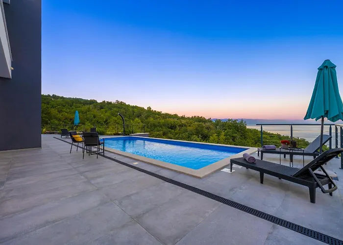 Ziganto With A View Of The Kvarner Bay Villa