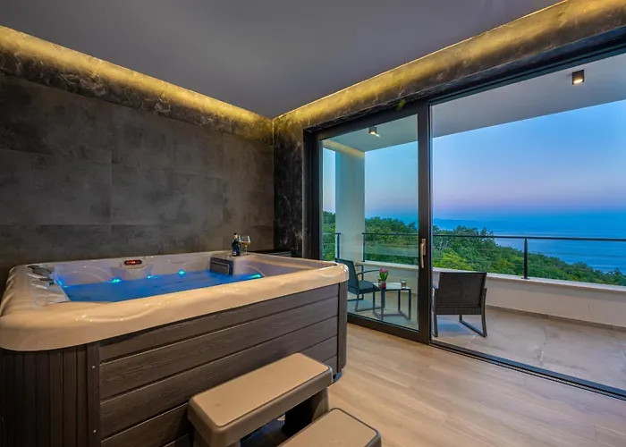 Ziganto With A View Of The Kvarner Bay Villa *